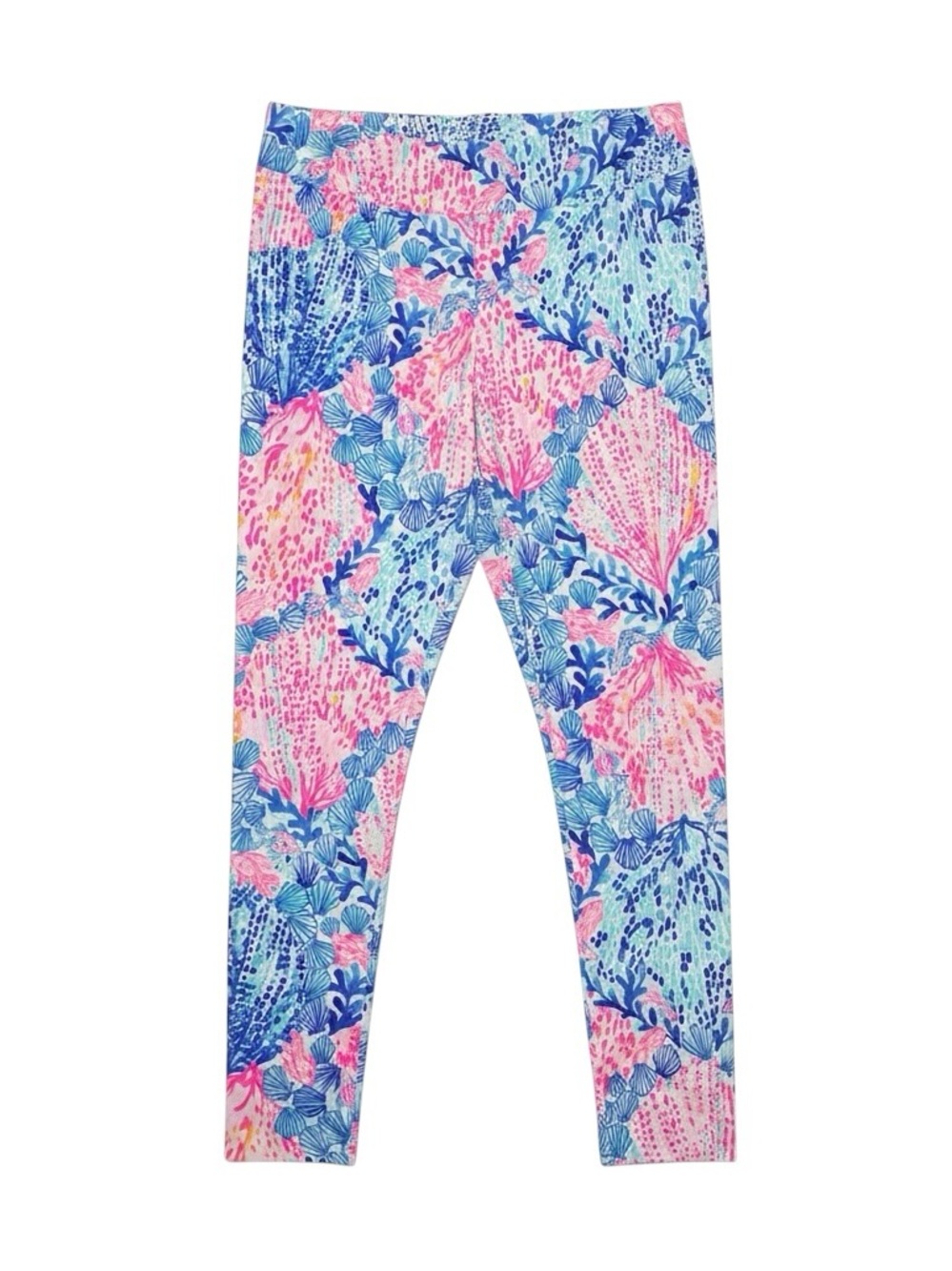 Lilly Pulitzer Luxletic Corso Pant UPF+50 Resort‎ White Sway With Me Size 12